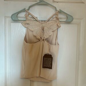 ANTHROPOLOGIE BUTTERFLY TANK
